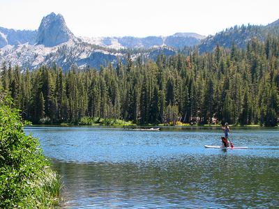 Lake Mamie near Mammoth Lakes California