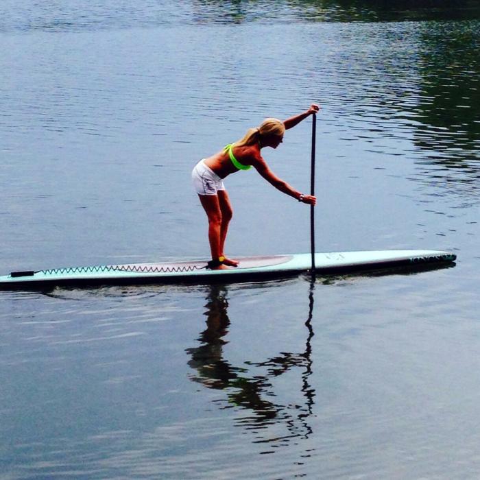 Nancy Breakstone senior paddle boarding 1